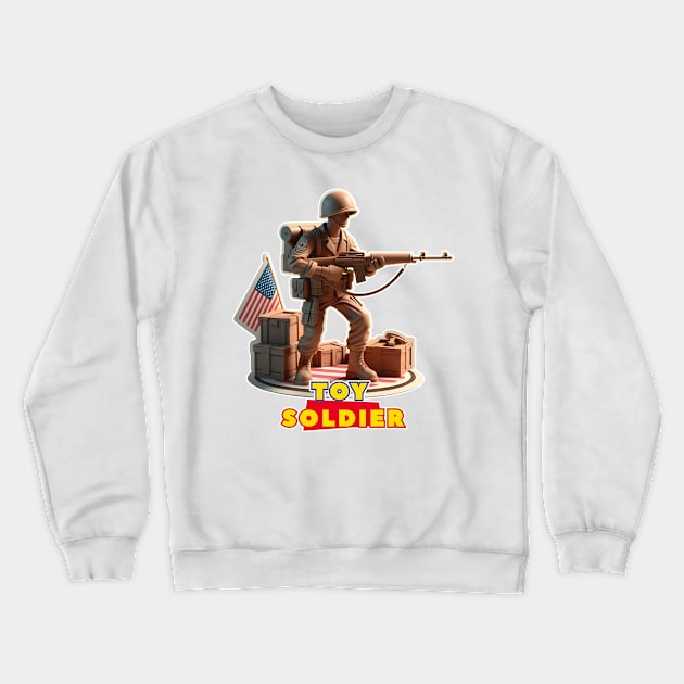 Toy Soldier Crewneck Sweatshirt by Rawlifegraphic